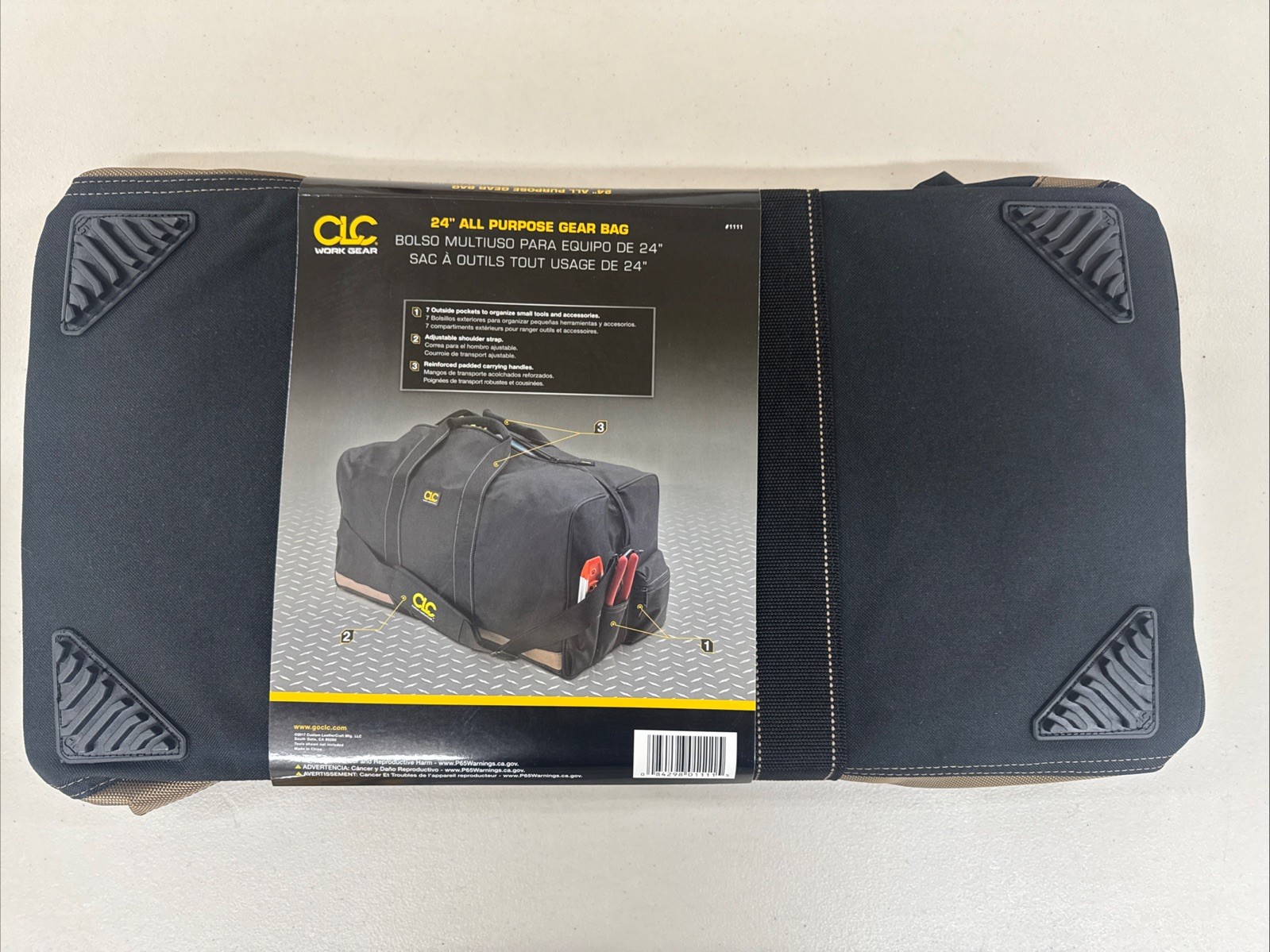 CLC Work Gear 24” All Purpose Gear Bag #1111 Heavy Duty Tool Bag