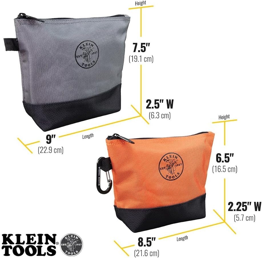 55470 Utility Bag, Stand-Up Zipper Tool Bags, Tough 1680d Ballistic Weave, Re…
