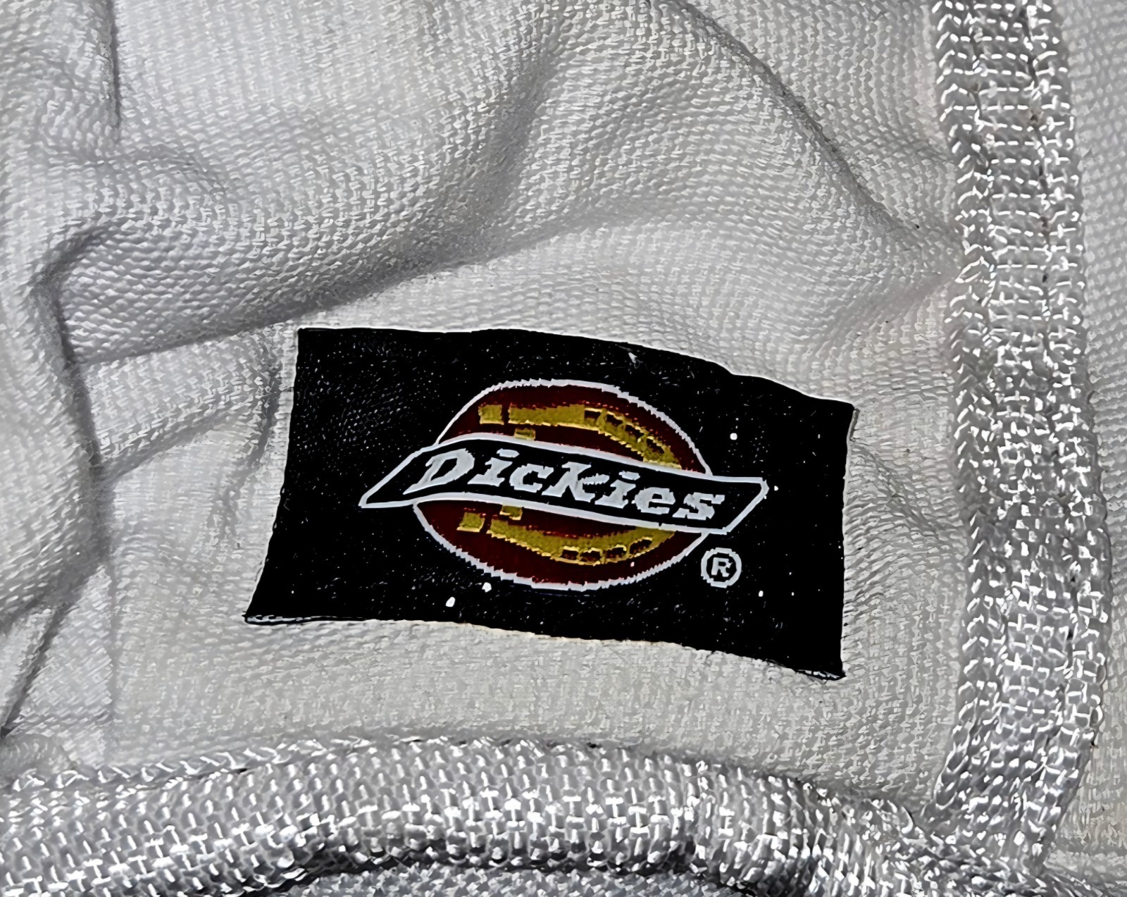 Dickies White Canvas Tool Belt Pouch Adjustable Strap Quick Release Buckle