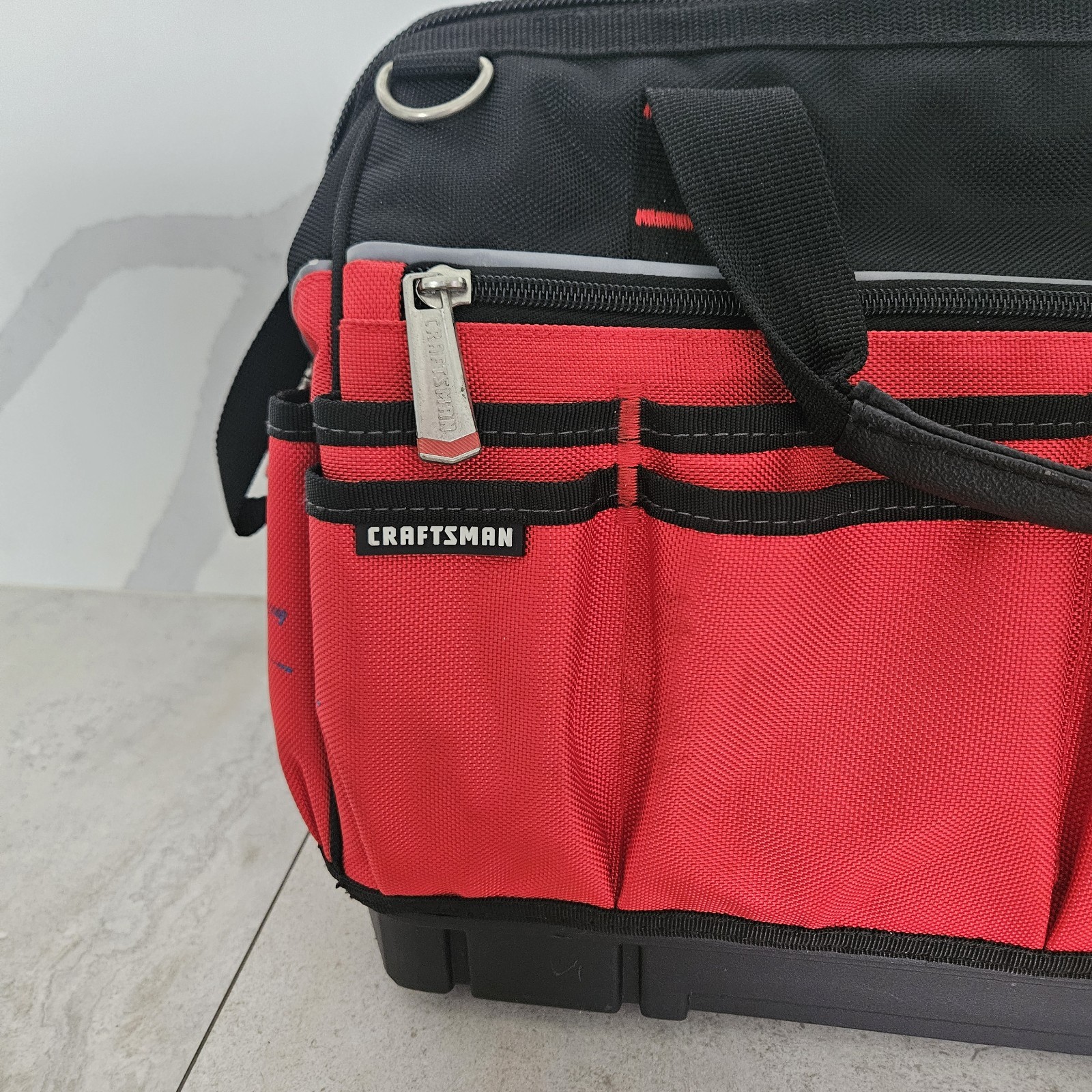 Craftsman Versastack 17 In Tool Bag Used Great Condition Toolbag Red Heavy Duty