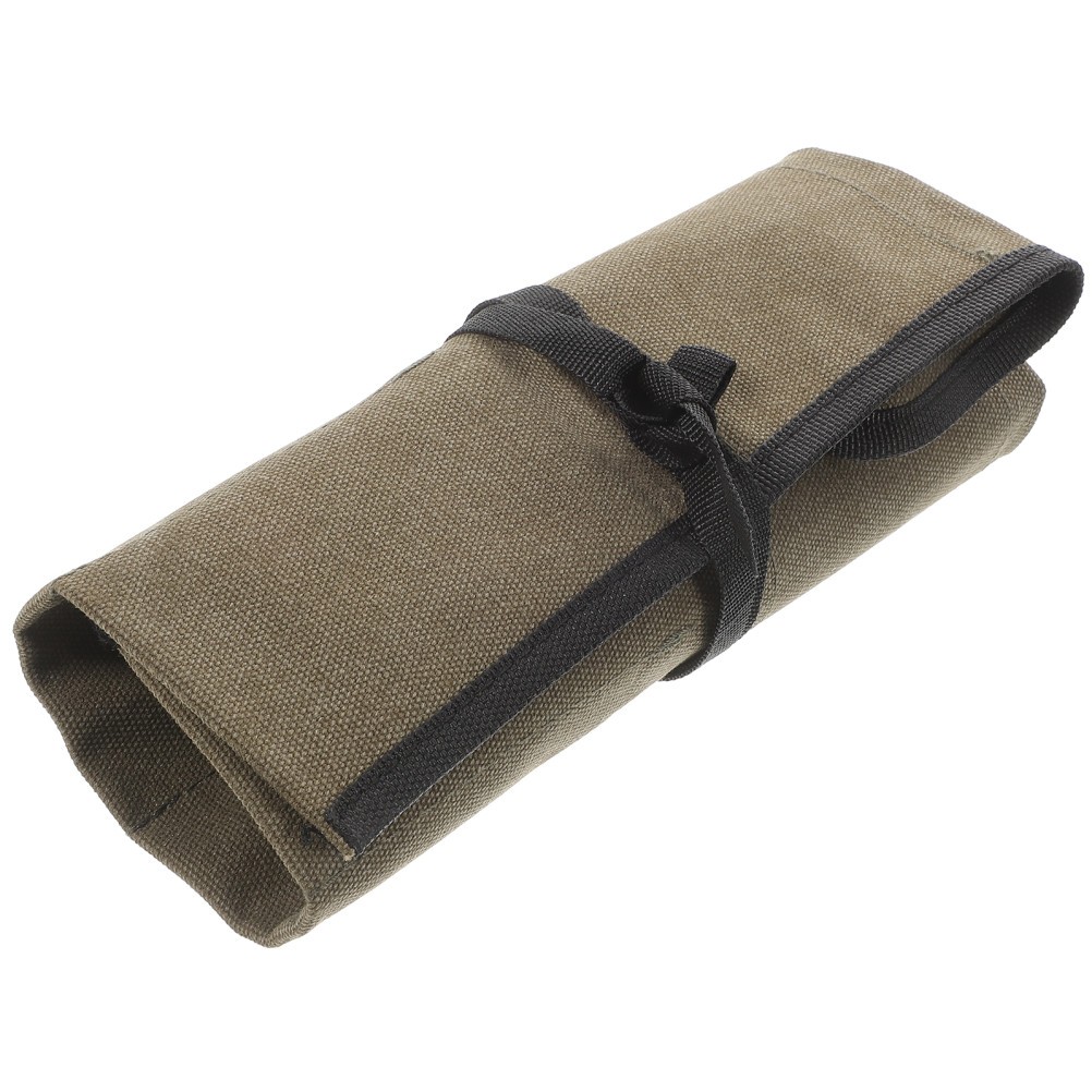 3 PCS Tool Roll Bag Organizer Rollup Hardware Storage Canvas Bags