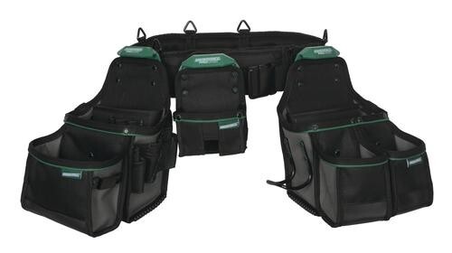 24″ 4 Piece Contractor Tool Bag Set Contractor Framer Pouch Padded Belt Storage