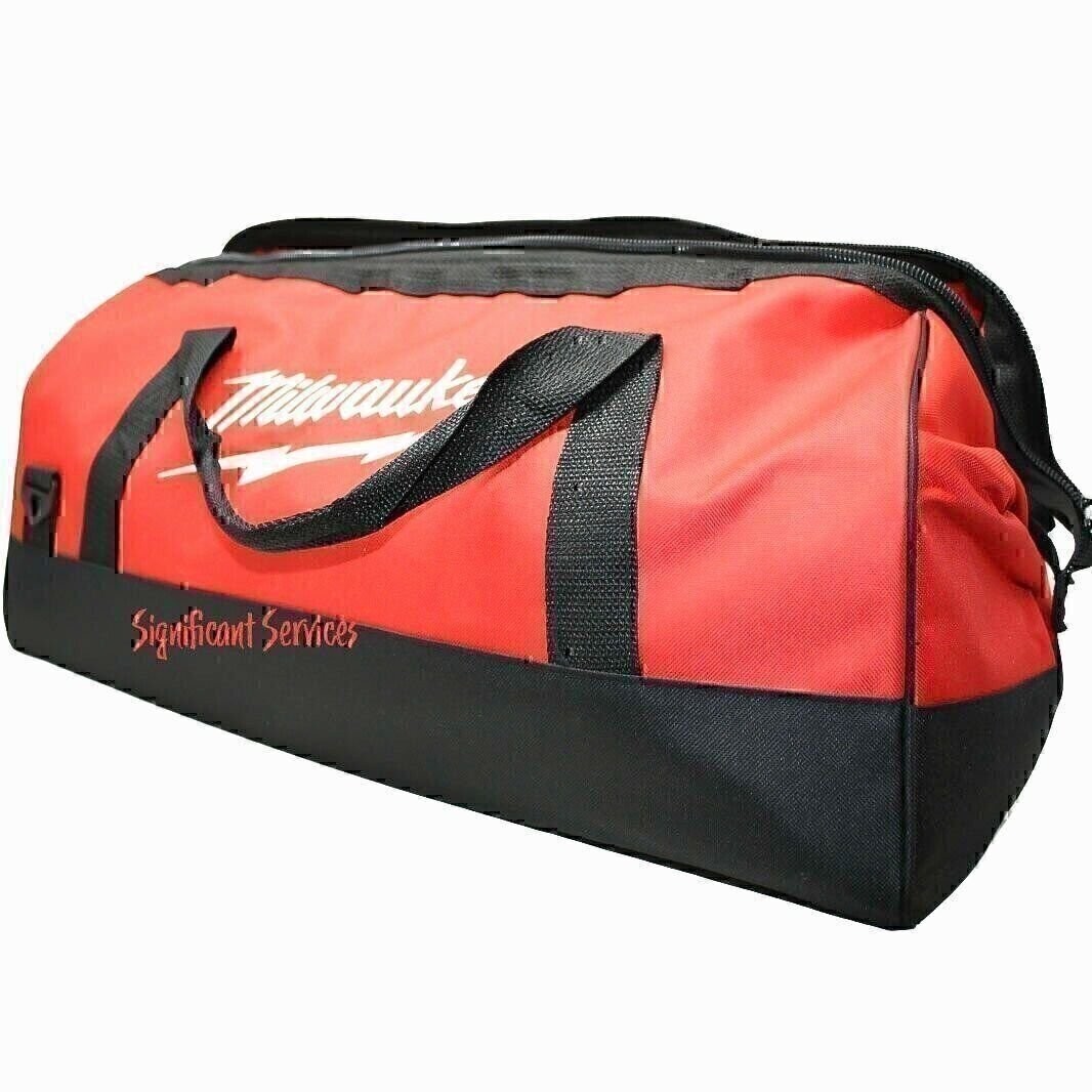 Milwaukee Bag 23x12x12nch Heavy Duty Canvas 6 Pocket Contractractor Tool Bag