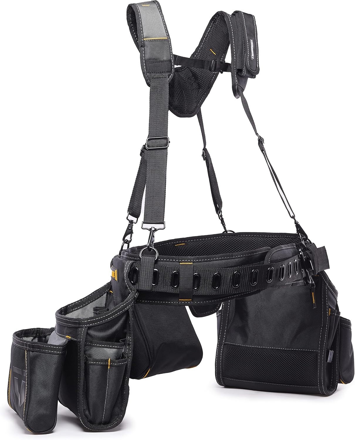 ToughBuilt – Pro Framer Suspension Rig Tool Belt System 2 Large Pouches