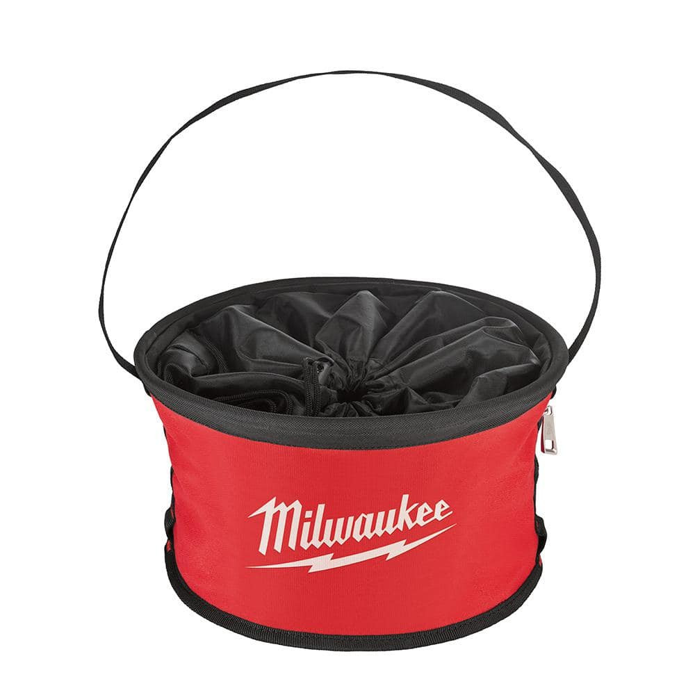 12 inch Parachute Organizer Tool Bag with 6 Internal Pockets Portable Storage