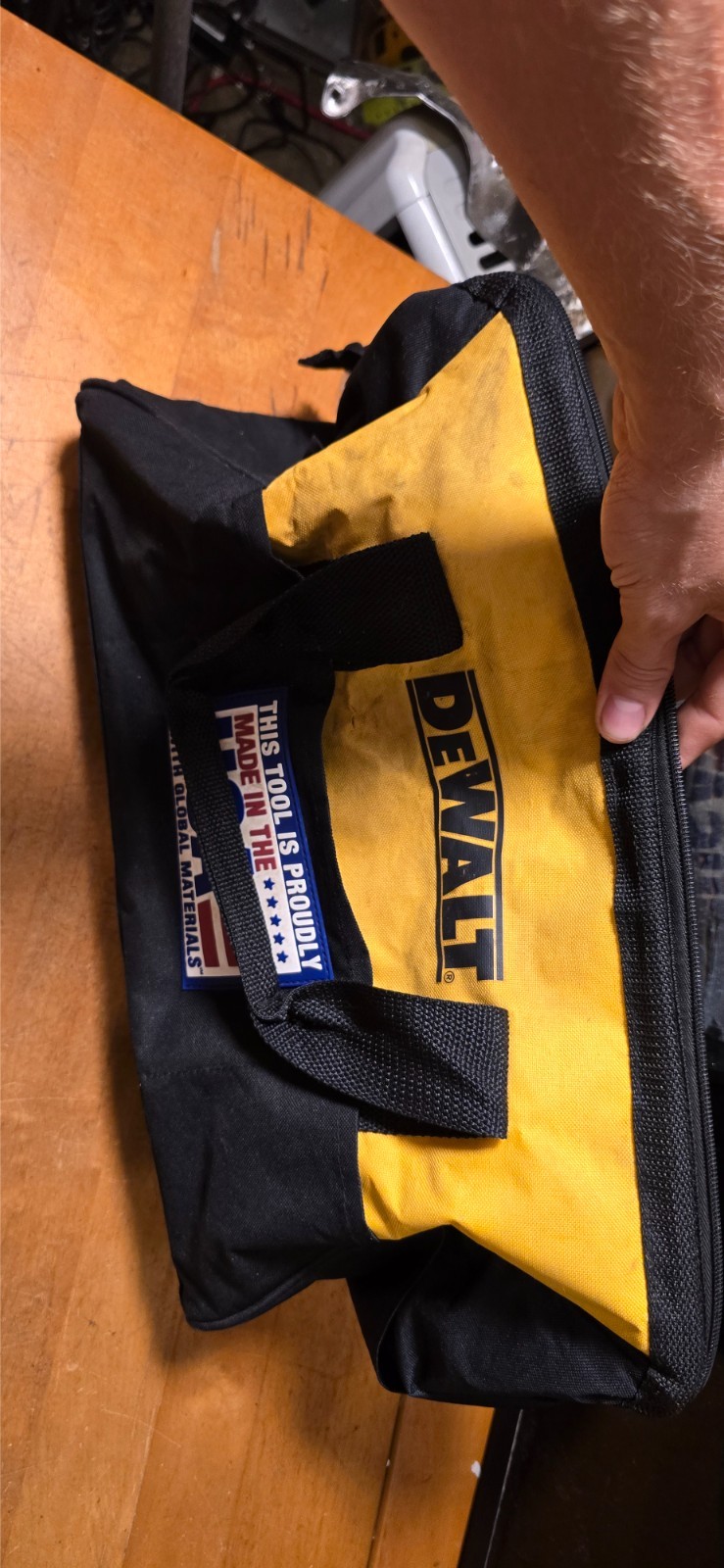 DEWALT Tool Storage Bags 19″ & 11″ Heavy Duty Tool Bags Lot of 2